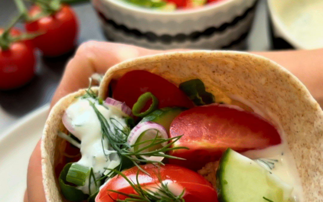 Harissa-kana-wrap
